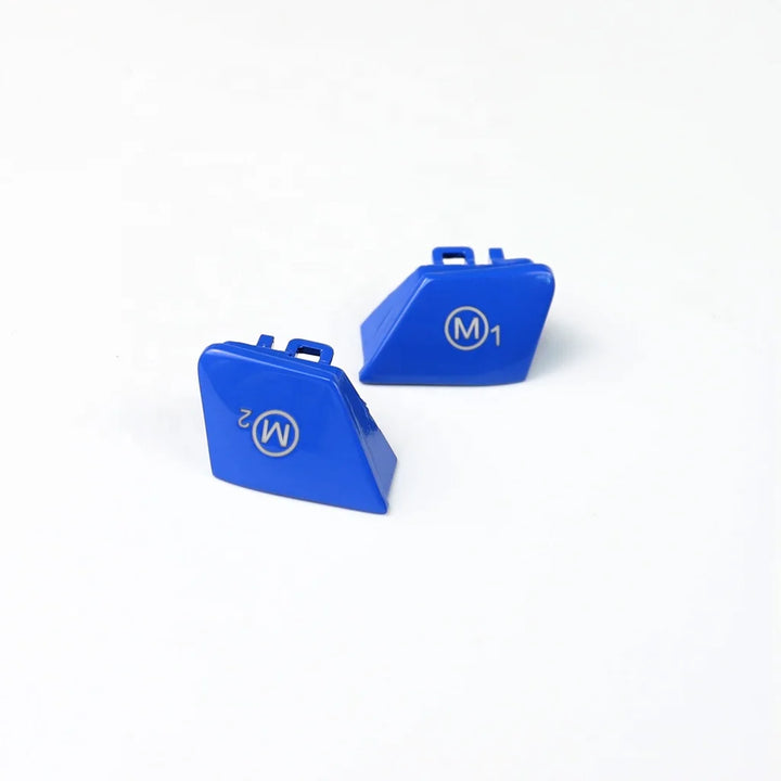 BMW F-Series blue M1 M2 mode steering wheel buttons alternate shot