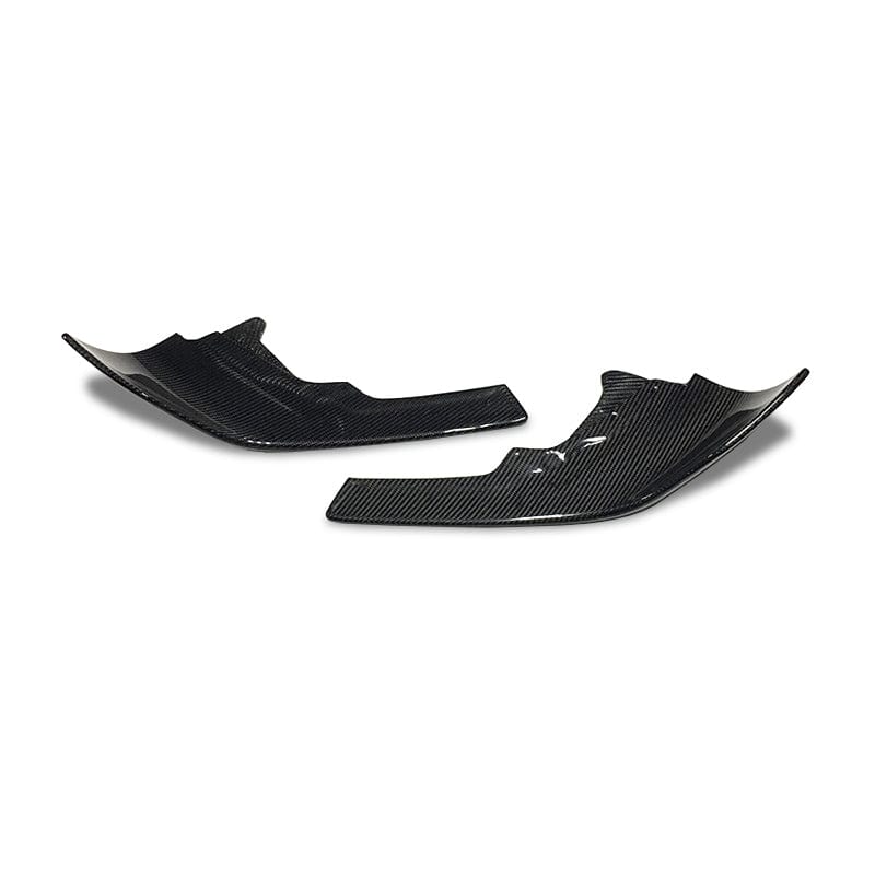 BMW M2 F87 V2 carbon fibre front splitter, front view