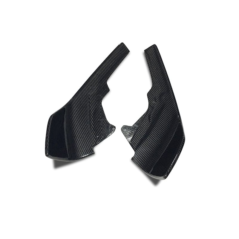 BMW M2 F87 V2 carbon fibre front splitter, top view