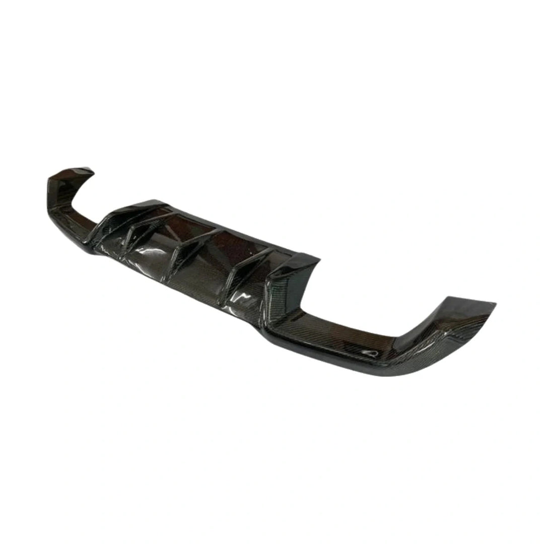 BMW M2 Competition F87 real carbon fibre single-piece diffuser side view