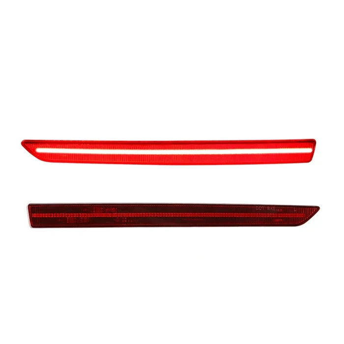 BMW F80 F82 F83 LED rear bumper lower reflectors in OEM red