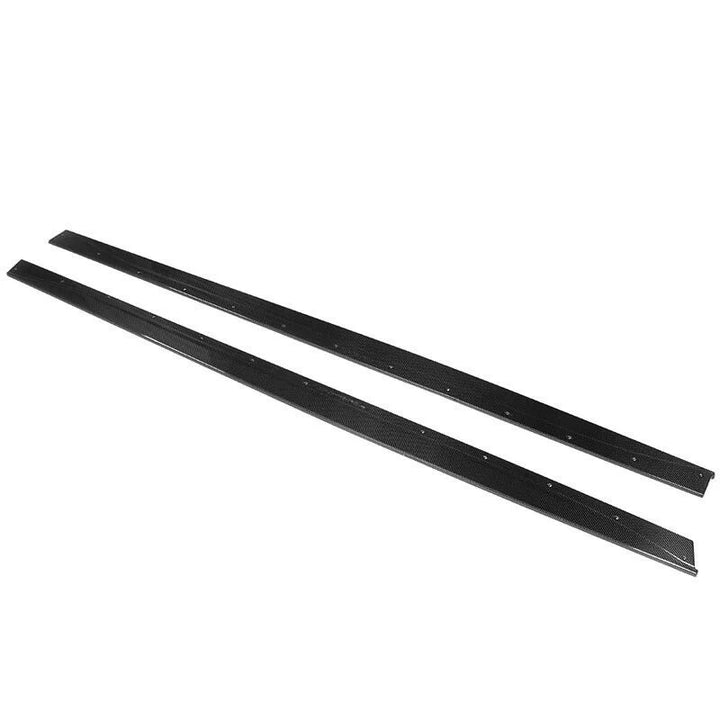 BMW M3 F80 saloon with genuine carbon fibre direct-replacement side skirts 