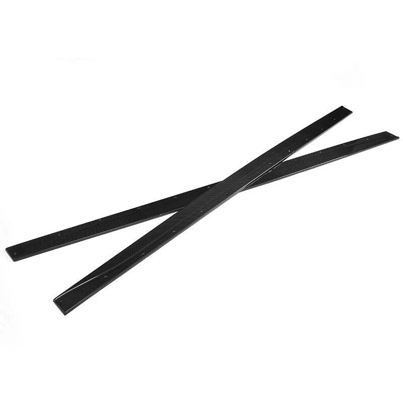 BMW M3/M4 F-chassis carbon fibre side skirts showing pre-drilled mounting points
