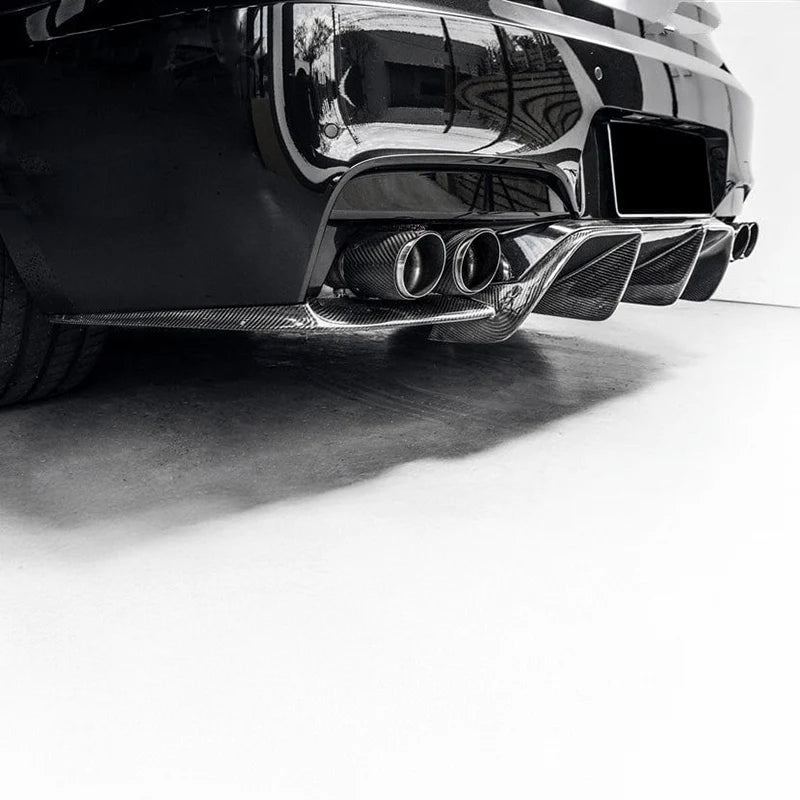 BMW M6 F06 Gran Coupe rear end with carbon fibre diffuser fitted