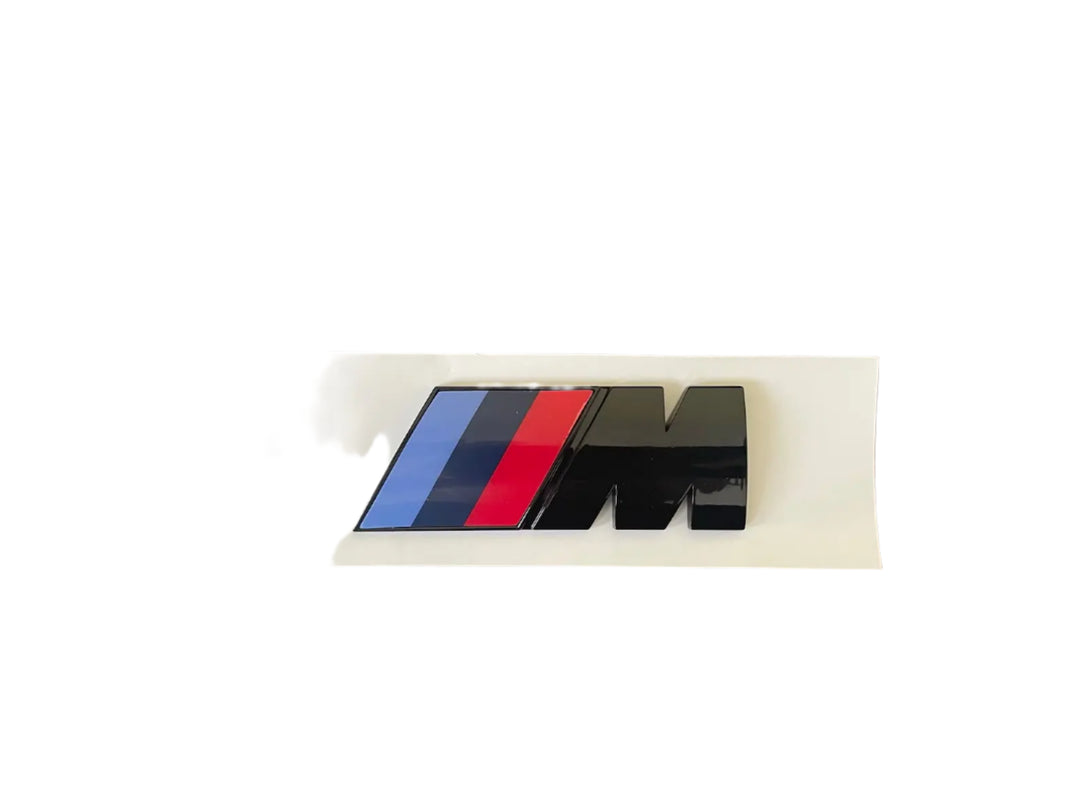 BMW Glossy Black M Badge Emblem M Power Fender Side Trunk Sticker Decal - 55mm | AutoCap Solutions