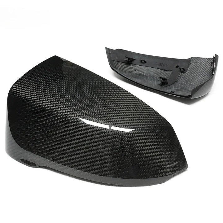BMW X1 U11 fitted with dry carbon fibre wing mirror covers