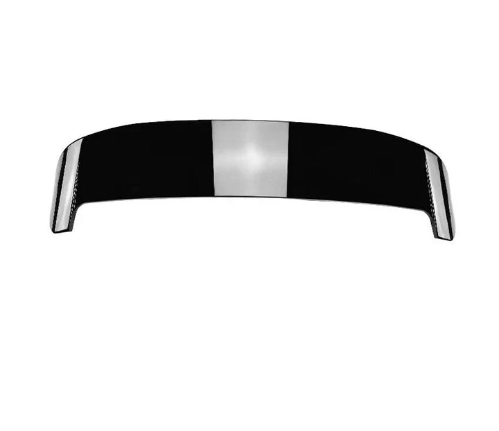 Gloss black ABS rear roof spoiler for BMW X3 G01 on a plain background