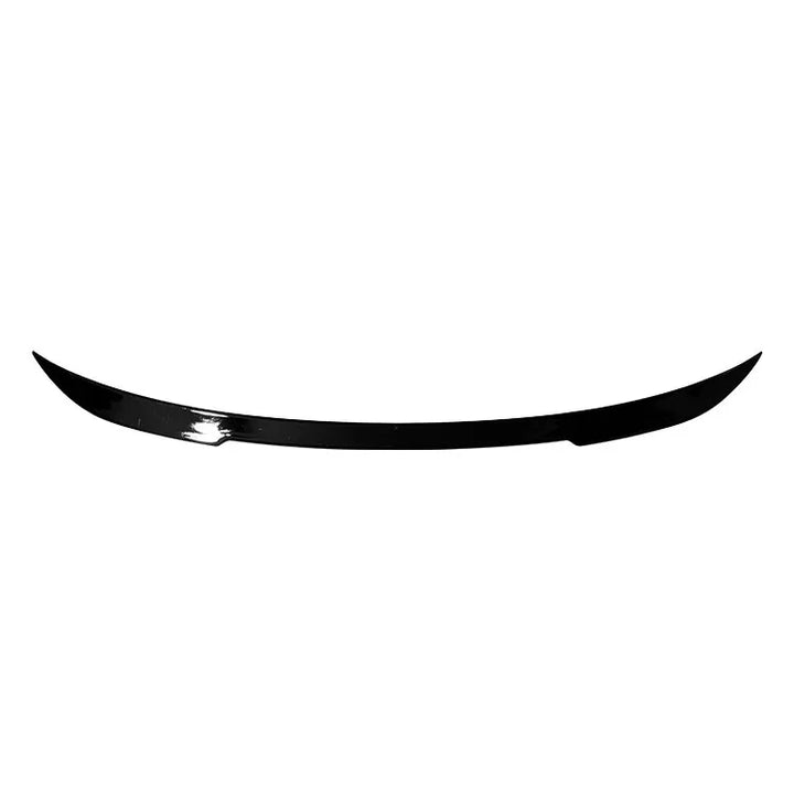 Gloss black rear mid boot spoiler for BMW X3 and X3 M on a plain background