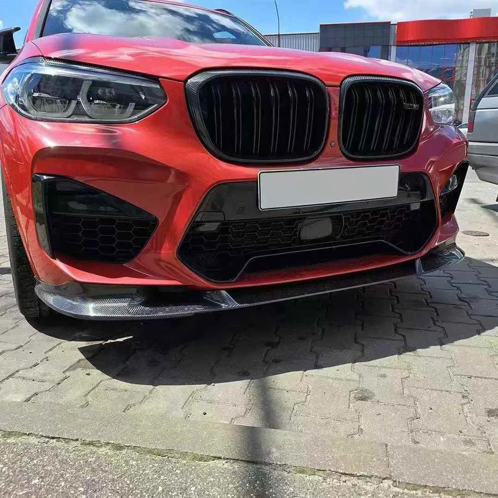 BMW X4M F98 Pre-LCI splitter V1 installed
