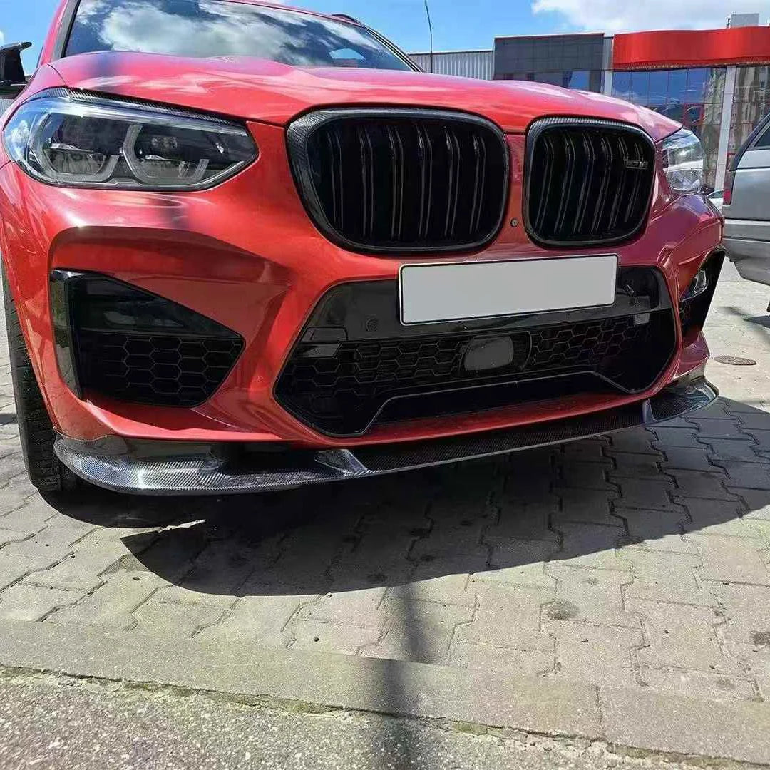 BMW X4M F98 Pre-LCI splitter V1 installed
