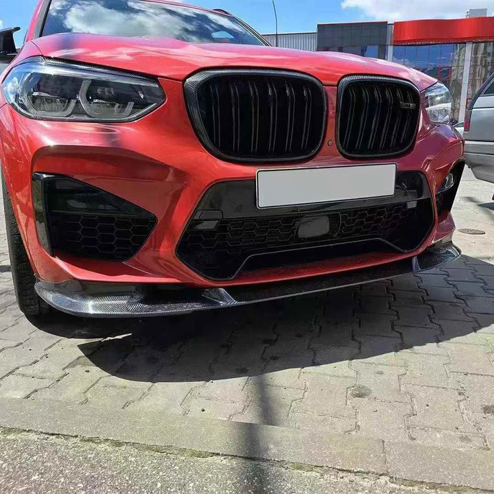 BMW X4M F98 Pre-LCI splitter V1 installed