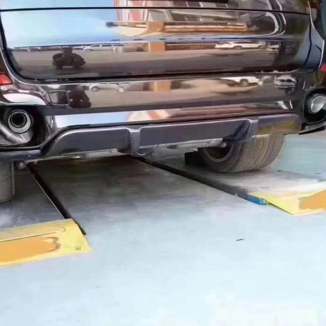 BMW X5 F15 M Sport diffuser installed