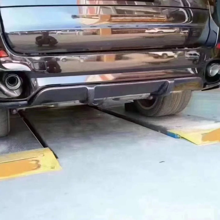 BMW X5 F15 M Sport diffuser installed