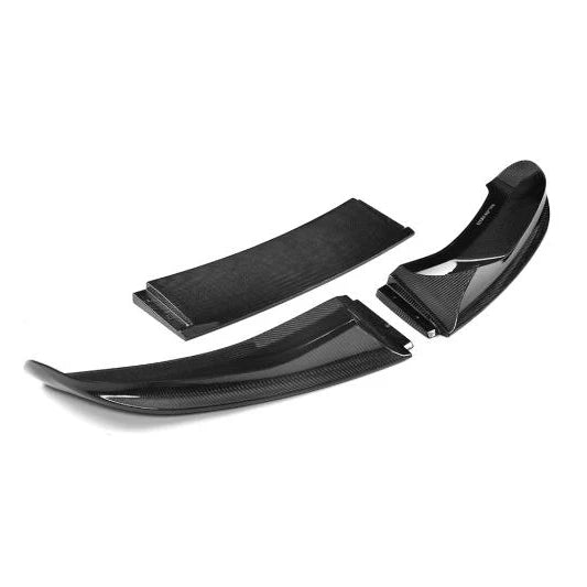 Carbon fibre front splitter for BMW X5 F15 showing weave