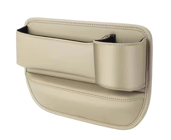 Car Seat Gap Filler & Storage Organiser with Cup Holder — Universal Fit