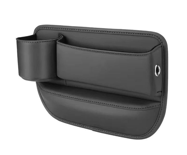 Car Seat Gap Filler & Storage Organiser with Cup Holder — Universal Fit