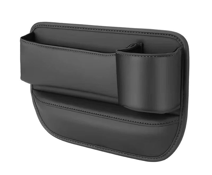 Car Seat Gap Filler & Storage Organiser with Cup Holder — Universal Fit