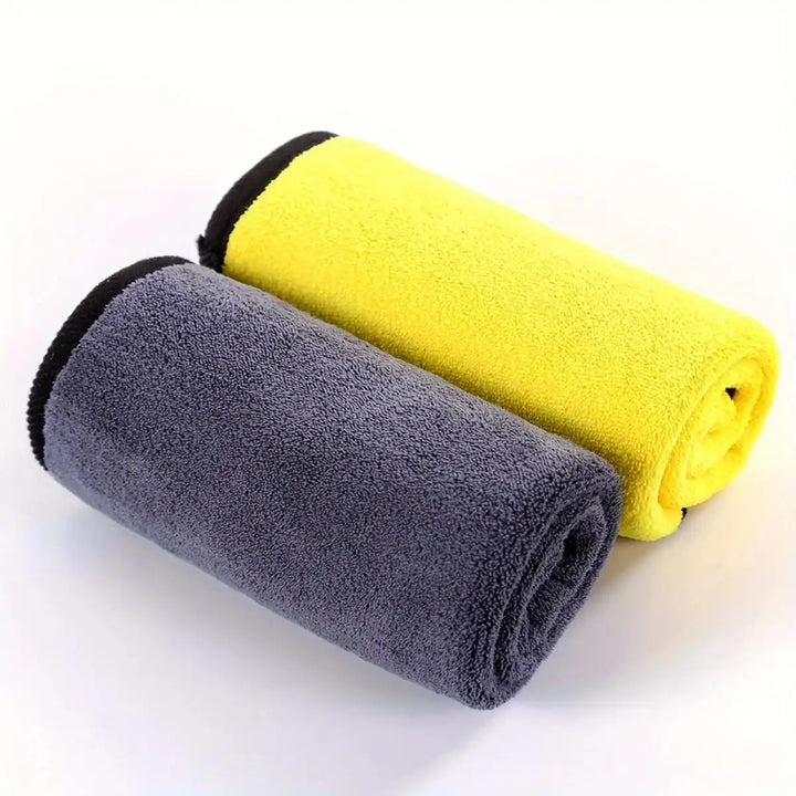 500GSM Microfibre Car Cleaning Towel — Double-Sided, Premium Detailing Cloth