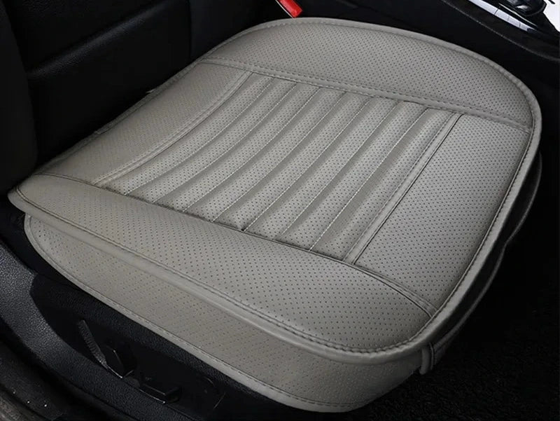 Universal Leather Car Seat Cover — Cushion Protector Mat
