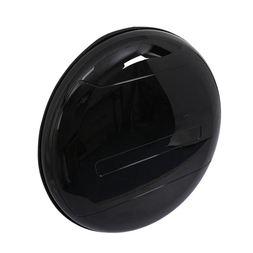 Gloss black spare wheel cover for Land Rover Defender L663