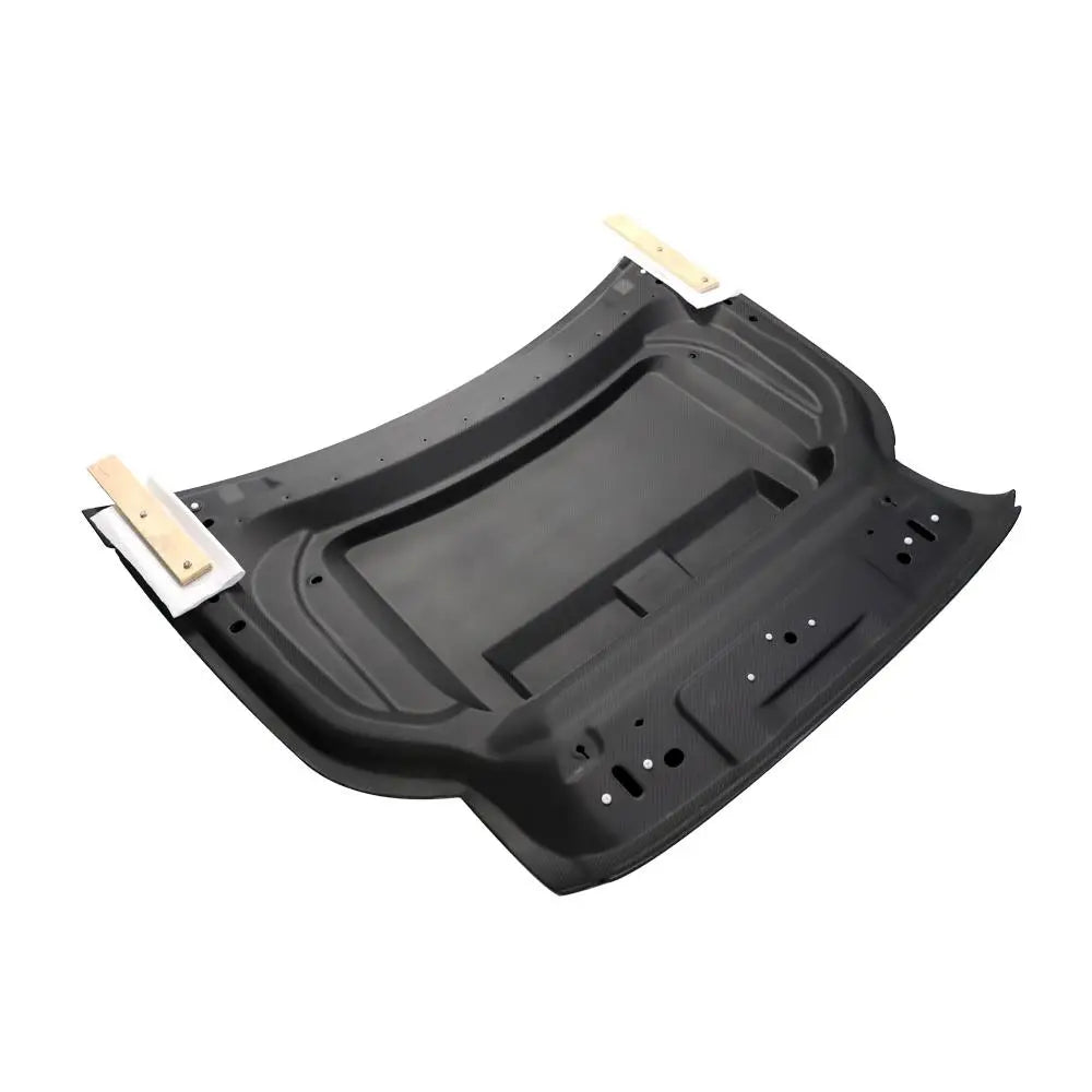 Land Rover Defender 130 dry carbon fibre bonnet rear view