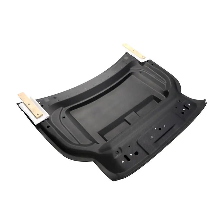 Land Rover Defender 130 dry carbon fibre bonnet rear view