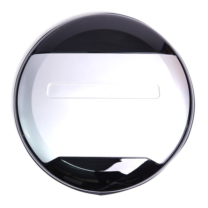 Land Rover Defender spare wheel cover V3 black silver universal fit