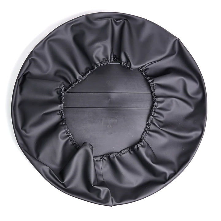 Spare wheel cover V3 for Defender 110 90 130 black silver finish