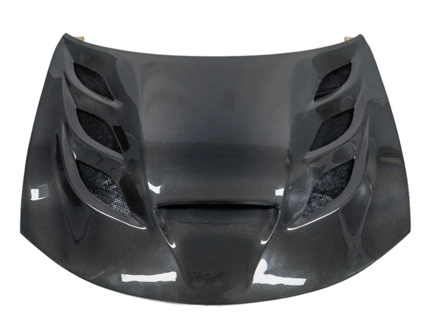 Dodge Charger carbon fibre vented bonnet hood