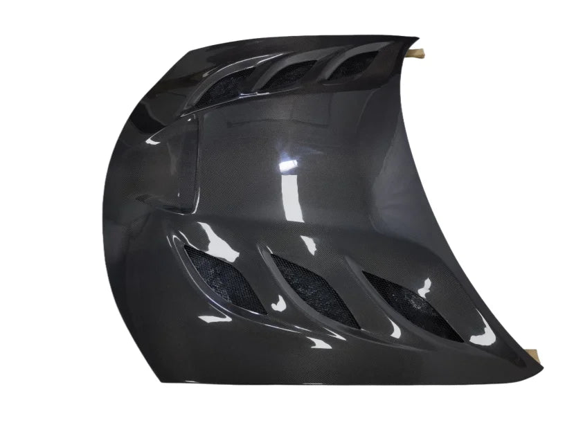 Dodge Charger forged carbon fibre bonnet vent detail