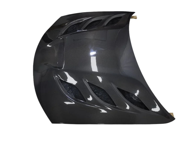 Dodge Charger forged carbon fibre bonnet vent detail