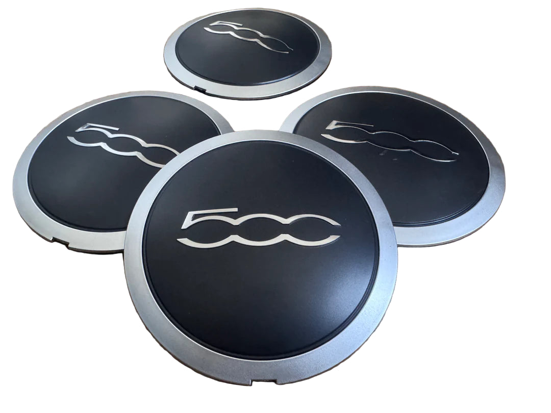 Fiat 500c 135mm Alloy Wheel Centre Caps – Set of 4 | AutoCap Solutions