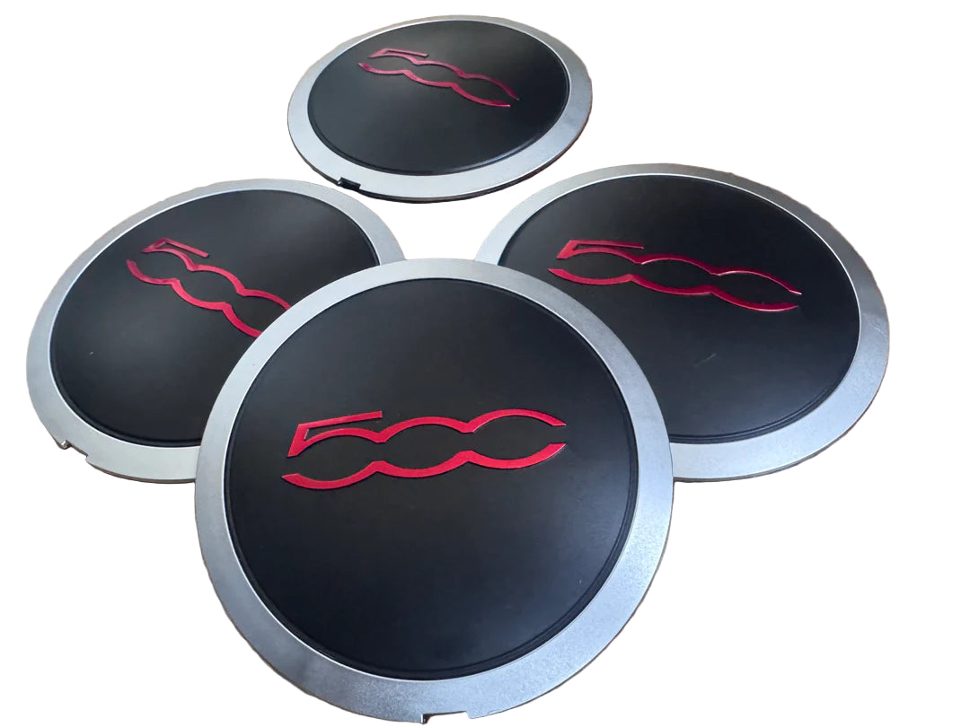Fiat 500c 135mm Alloy Wheel Centre Caps – Set of 4 | AutoCap Solutions
