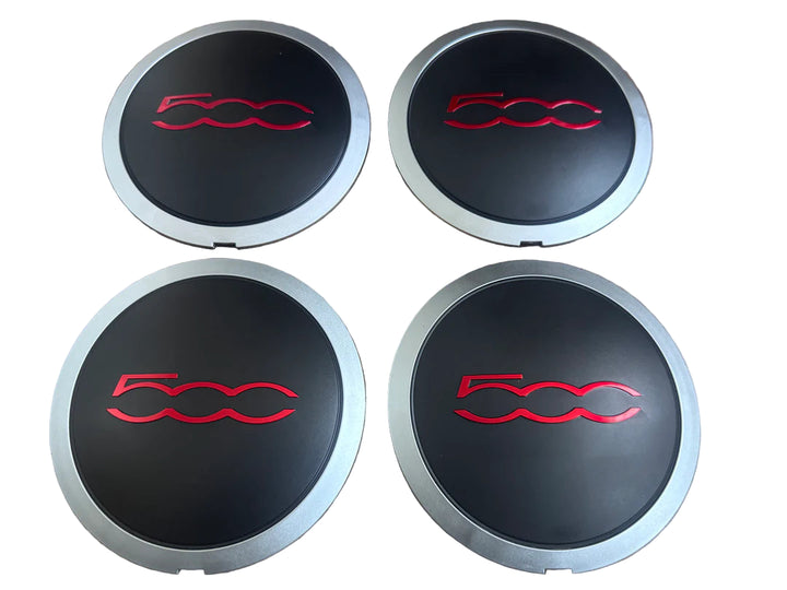 Fiat 500c 135mm Alloy Wheel Centre Caps – Set of 4 | AutoCap Solutions