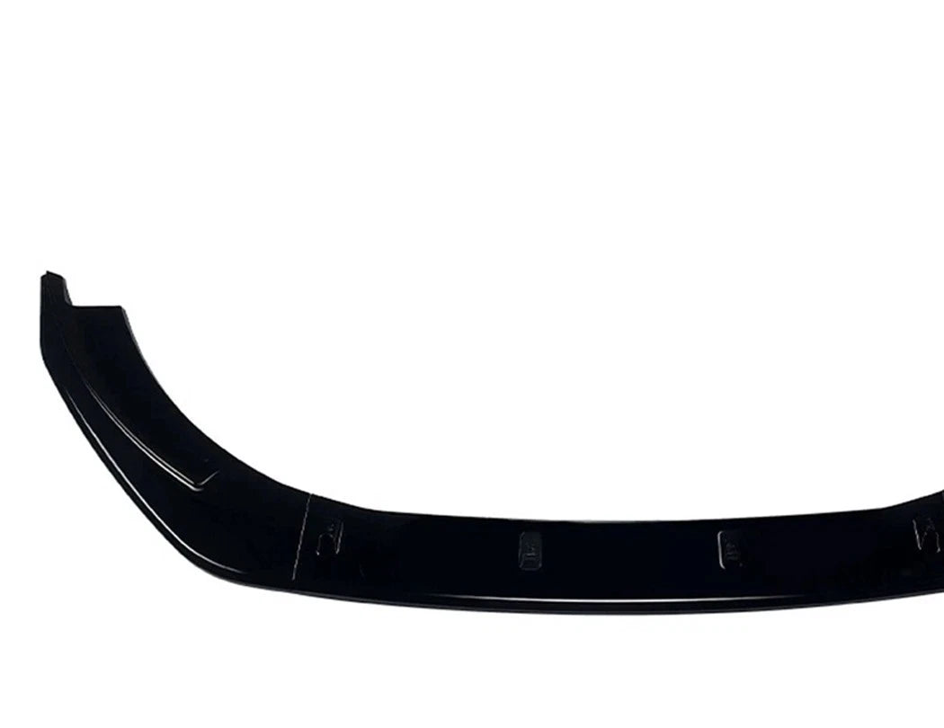 Golf Mk6 TSI gloss black front splitter close-up
