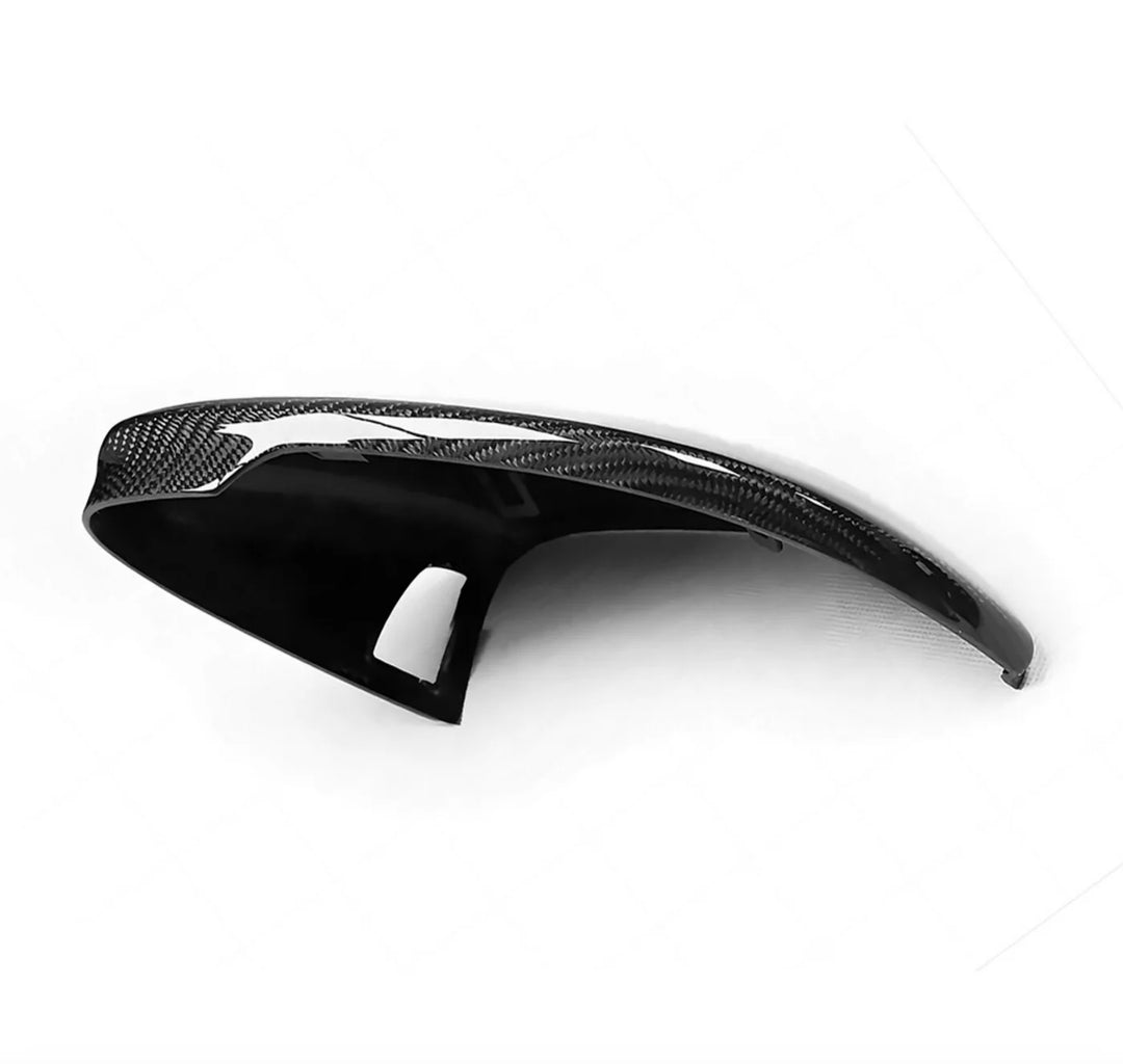 Golf MK8 carbon fibre mirror covers top view