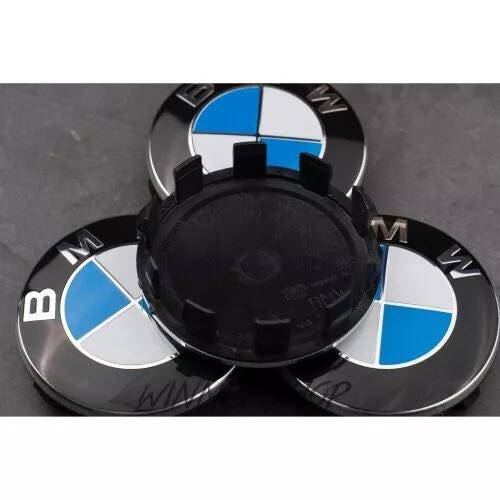 SET OF 4 Original BMW Wheel Hub Centre Caps Fits Most 1 3 5 7 Series X6 M3 X4 E46 E90 36136850834 56MM 68MM - AutoCap Solutions