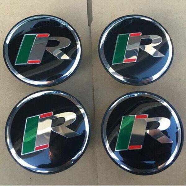 Jaguar Wheel Centre Caps 59mm with R Logo