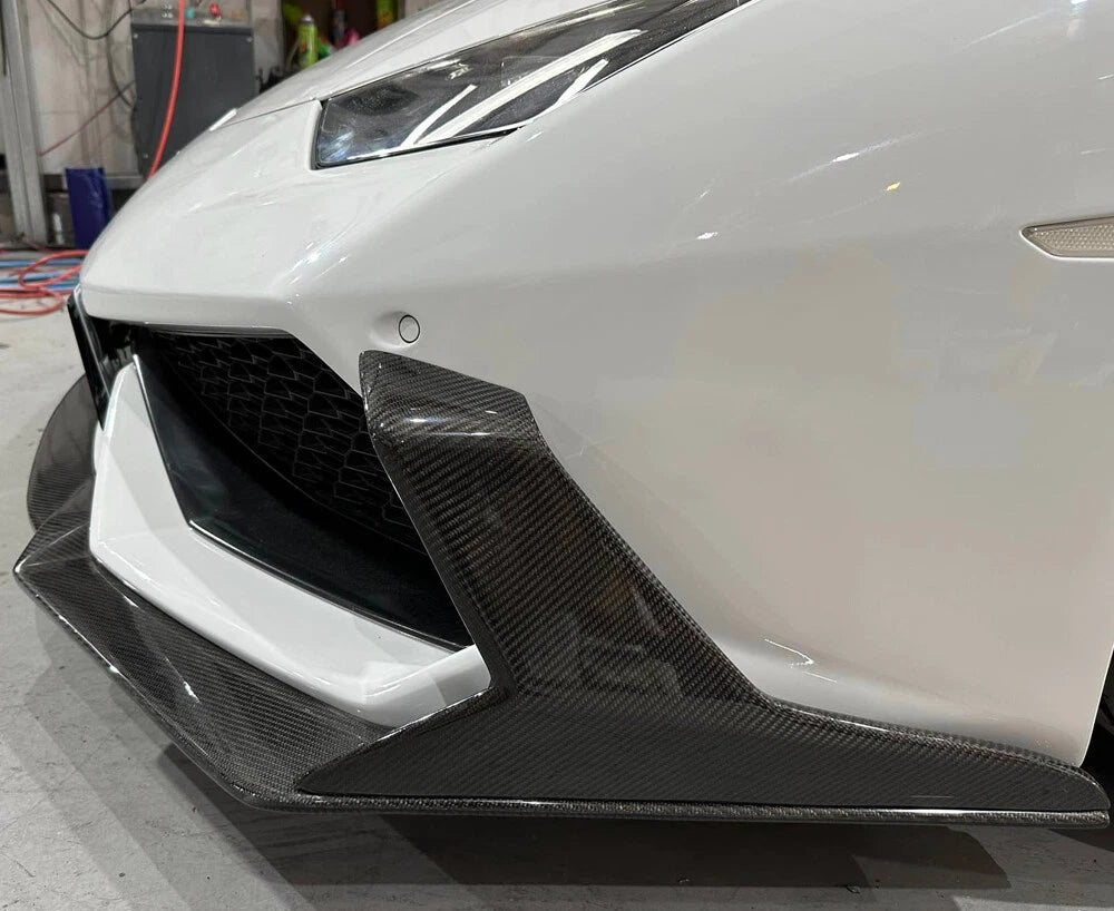 Lamborghini Huracán front splitter V1 side profile