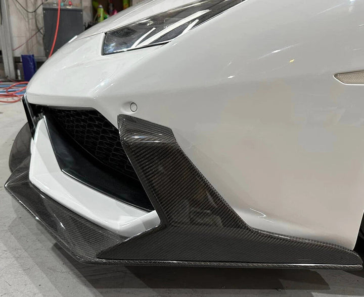Lamborghini Huracán front splitter V1 side profile
