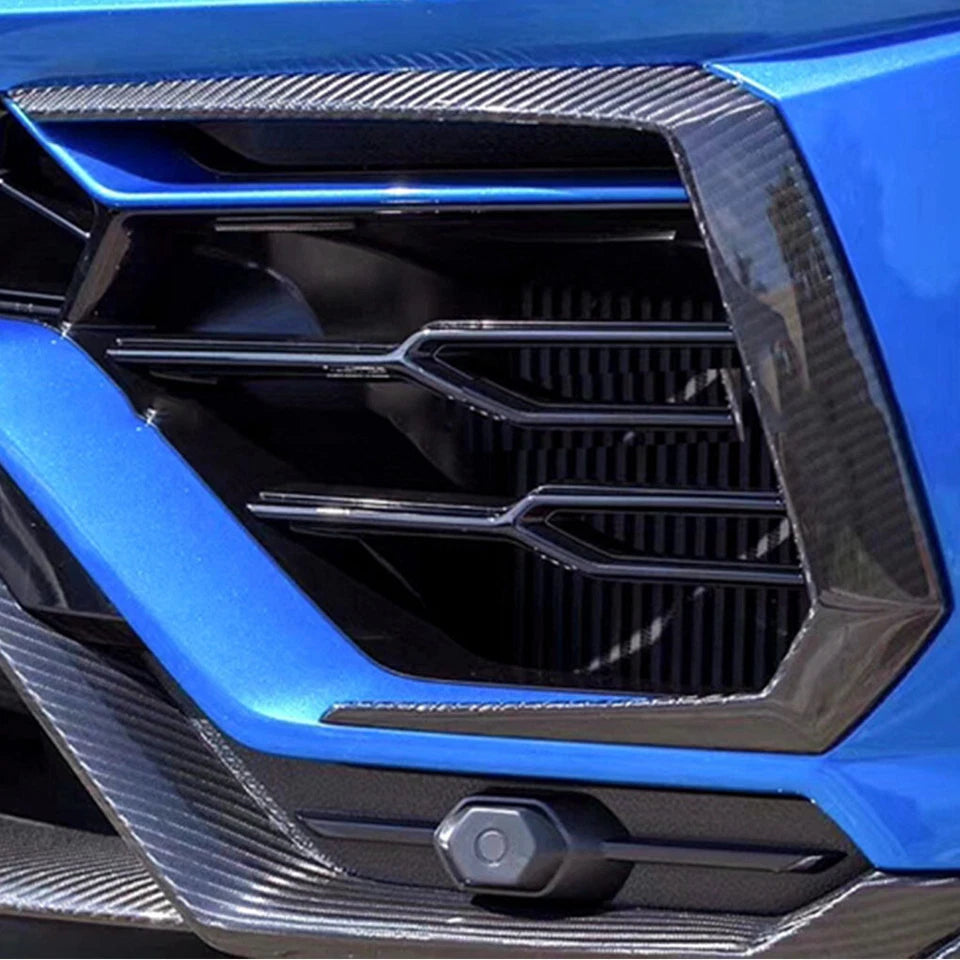 Lamborghini Urus front splitter vent trim installed alternate shot