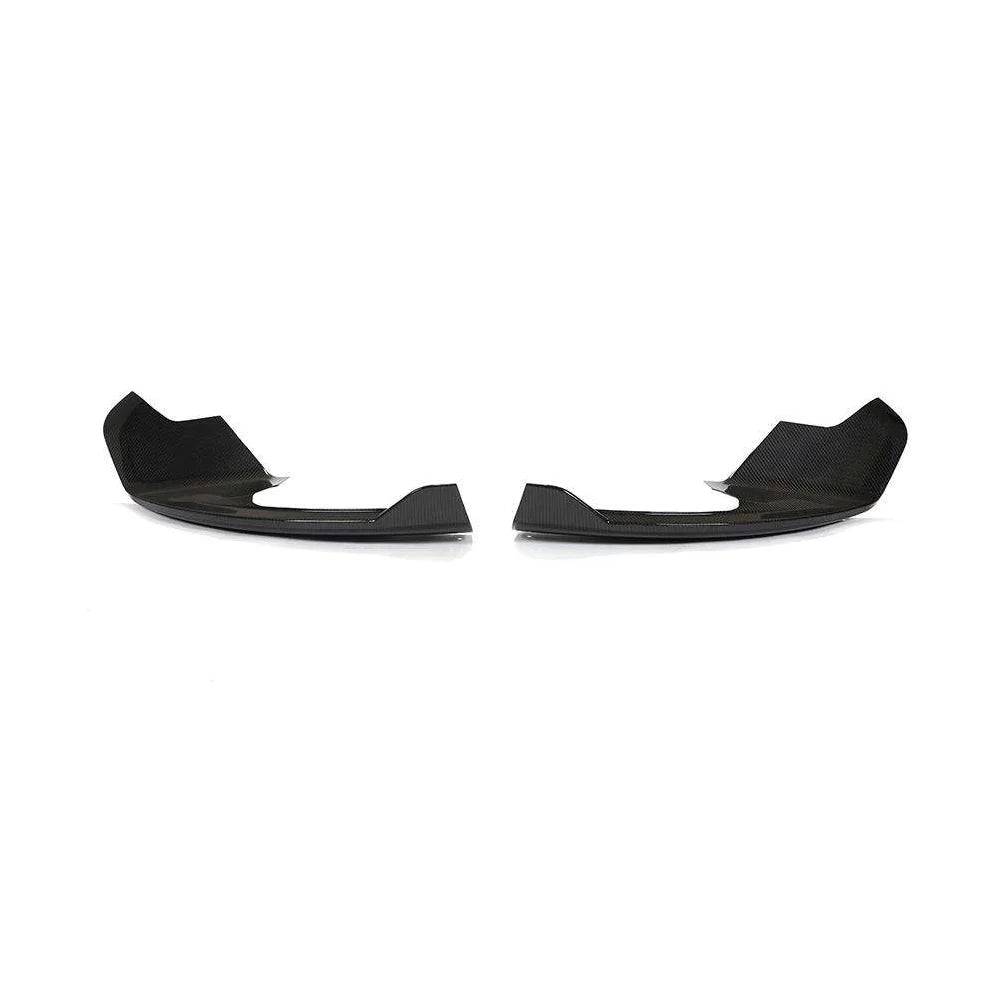 McLaren 540C 570S 570GT dry carbon fibre front corner splitter pair