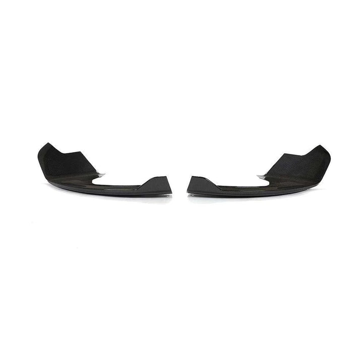 McLaren 540C 570S 570GT dry carbon fibre front corner splitter pair