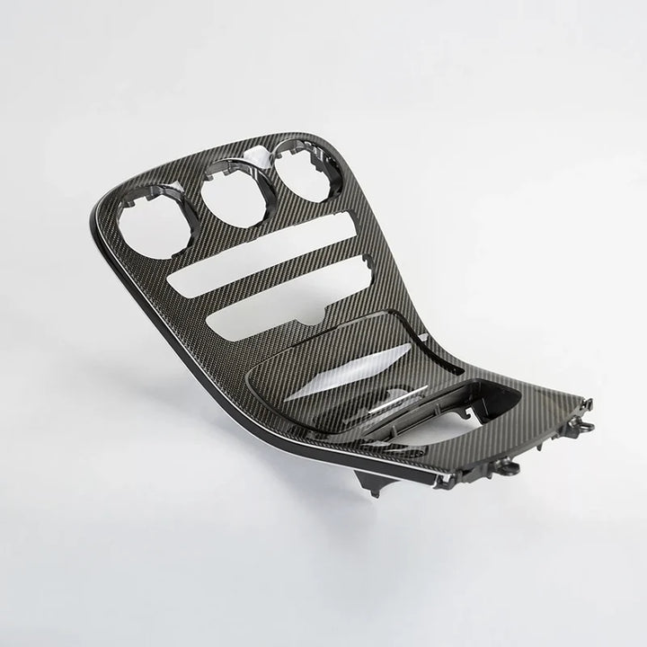 Mercedes C-Class W205 carbon fibre centre console trim V1