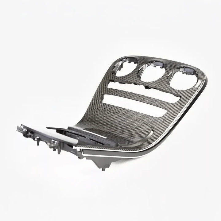 Mercedes C-Class W205 centre console with carbon fibre trim, without clock, replacement type