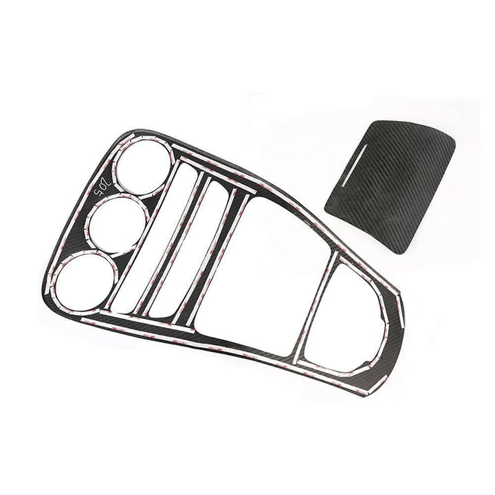Carbon fibre overlay centre console trim V1 for Mercedes C-Class W205 pre-facelift
