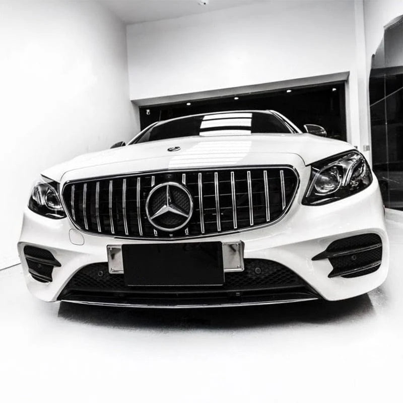 Vertical slat front grille V1 for Mercedes E-Class W213 S213 C238 A238 2016-2020