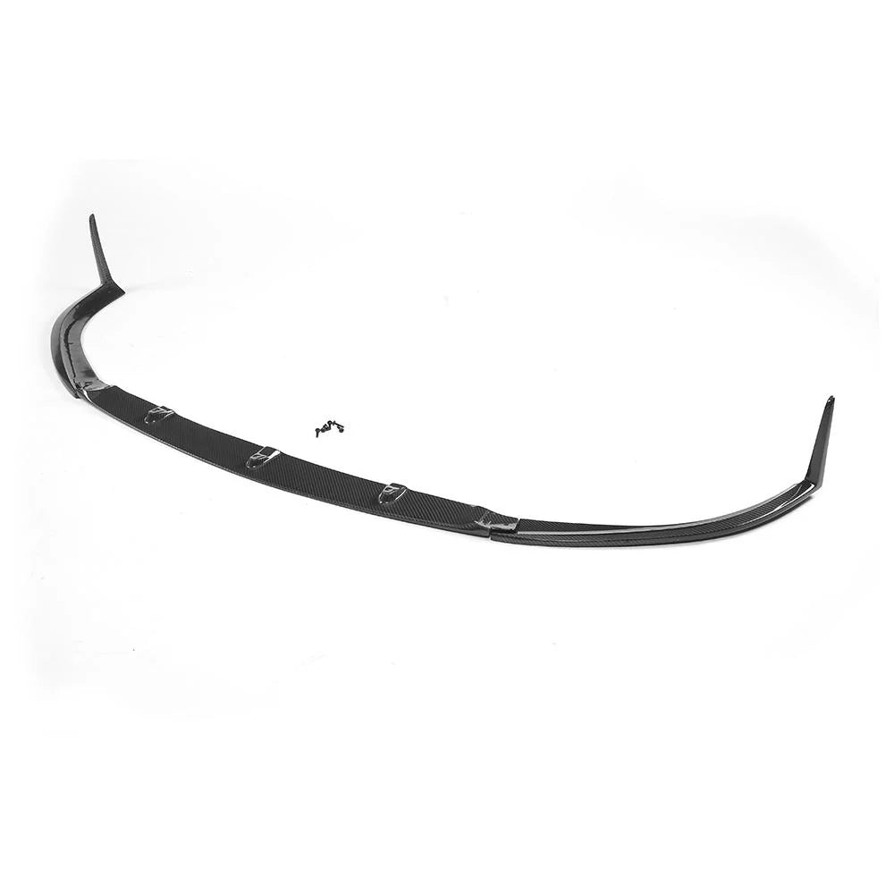 Mercedes C63 W205 Coupé Convertible genuine carbon fibre front splitter V2 alternate shot