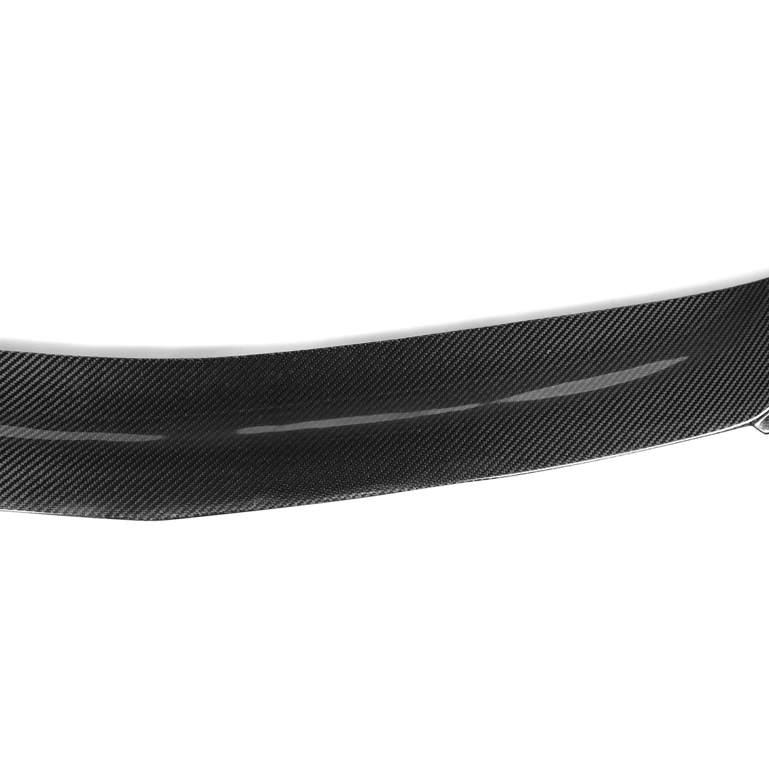 Mercedes C63 W205 front splitter close-up showing weave alternate shot