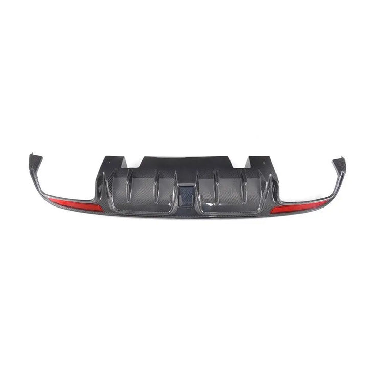 Carbon fibre rear diffuser V2 with exhaust tips for Mercedes C63